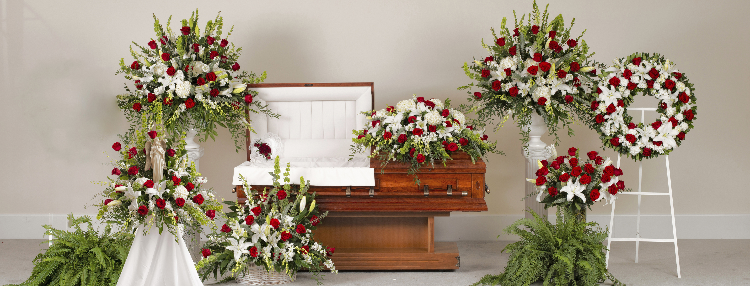 Rose & Lily Funeral Flower Collection | McNamara Florist Indianapolis