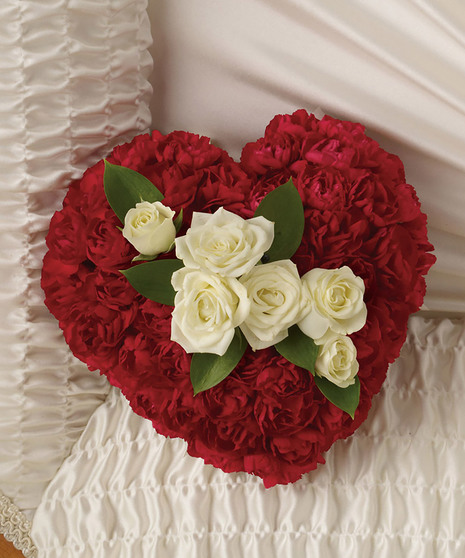 A Devoted Heart Casket Insert