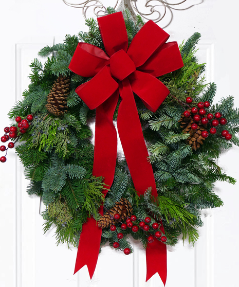 Fresh Mixed Evergreen Wreath