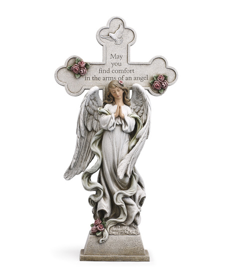 Praying Angel on Cross