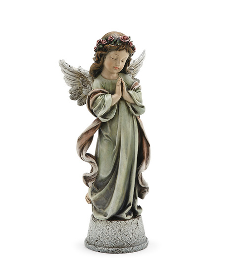 Little Girl Angel with Music Box