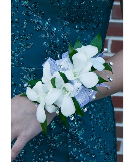 Standard Dendrobium Orchid Wrist Corsages