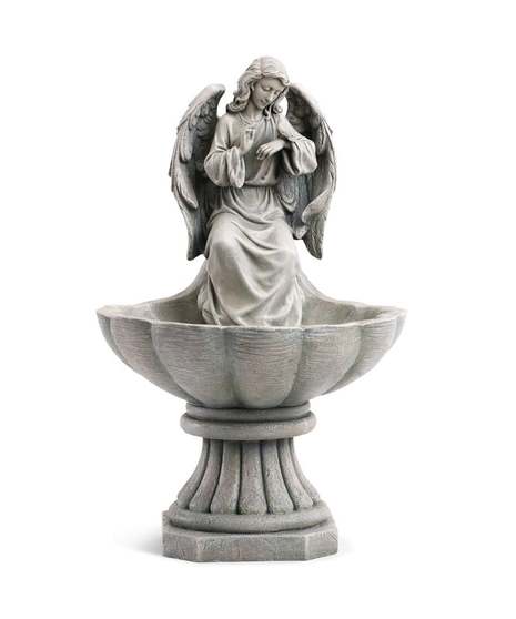 Angel on Birdfeeder