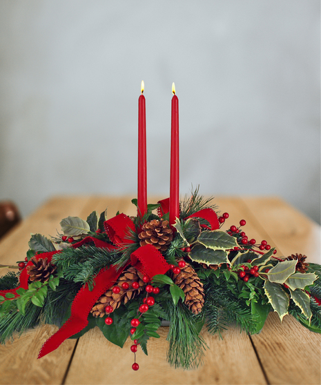 Season's Greetings - Double Centerpiece