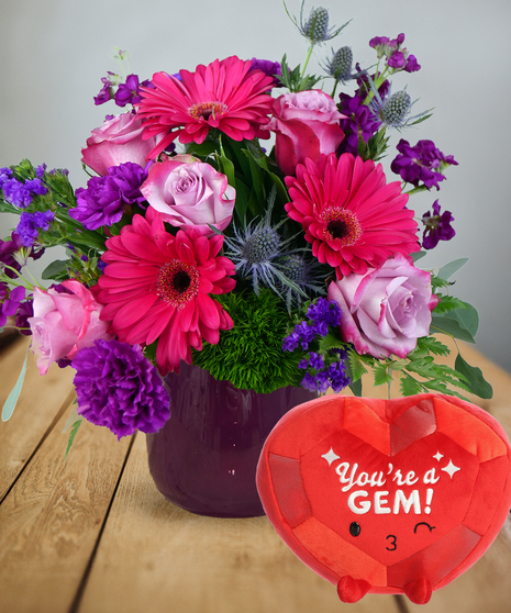 February Birthstone Arrangement  - Amethyst
