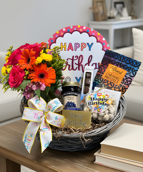 Happy Birthday Gift Basket