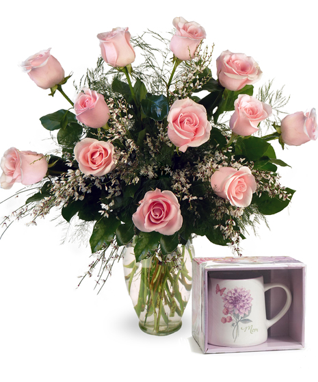 Mother's Day Roses - With Mom Mug