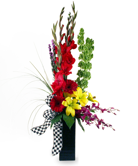 Festive Checkered Flag