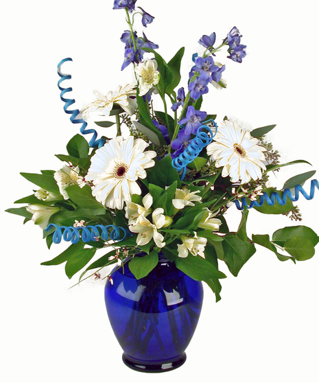 Go Blue Vase