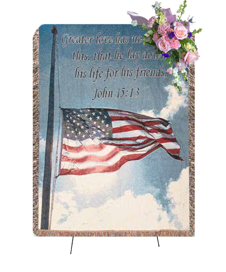 Inspirational Throw that says, “