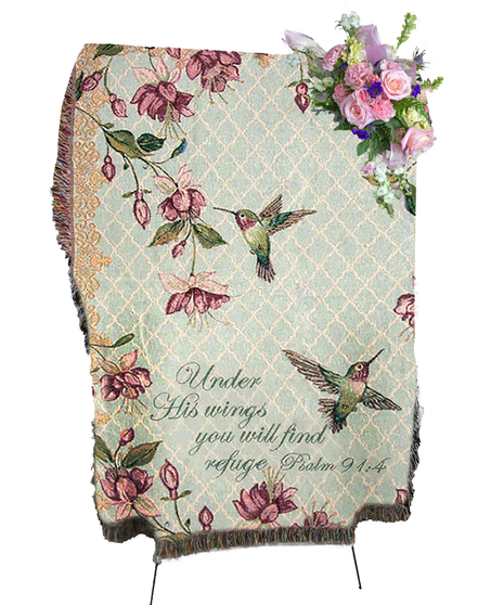 Inspirational Throw that says, 