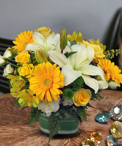 November Birthstone Arrangement - Topaz