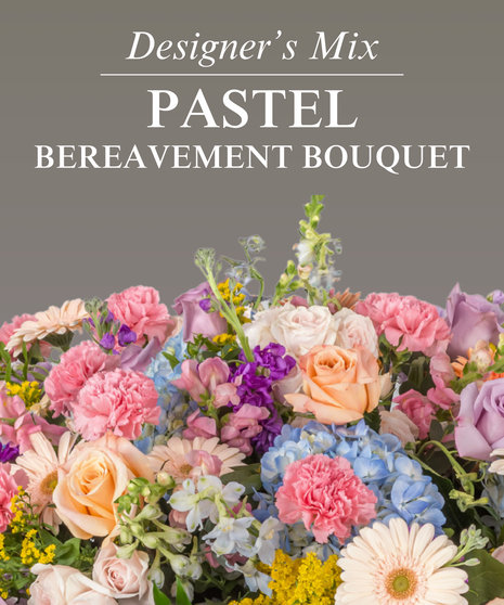 Pastel Bereavement Bouquet - Designer's Choice