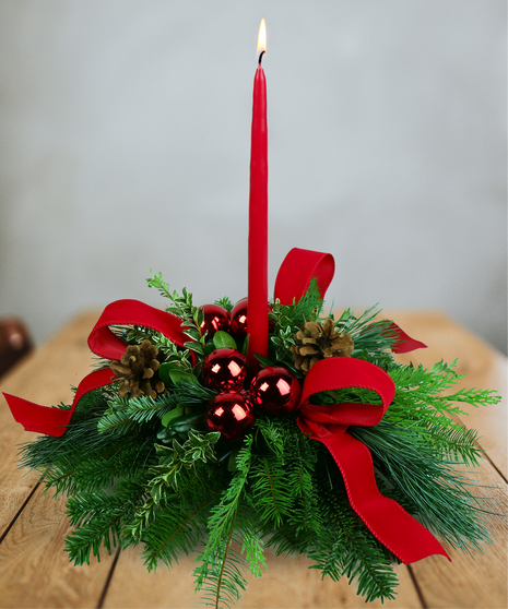 Single Candle Centerpiece