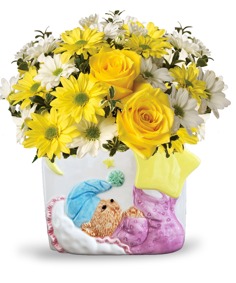 Sleepy Bear Musical Arrangement - Color Selections Available