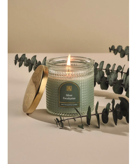 Silver Eucalyptus Candle