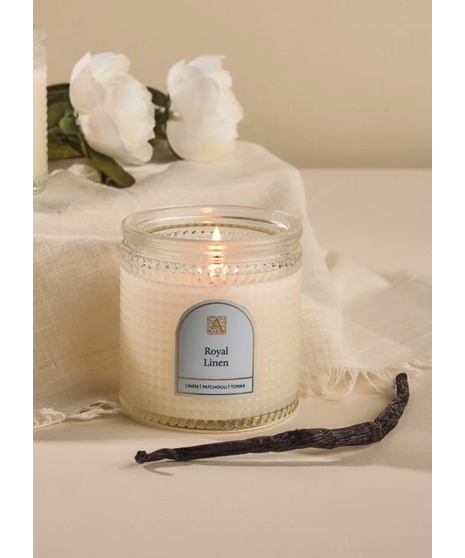 Royal Linen Candle