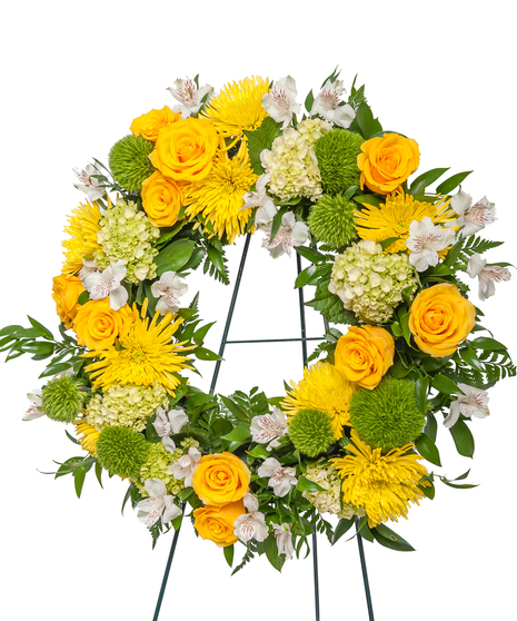 Vibrant Color Wreath - Color Selections Available