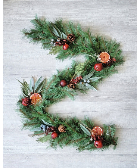Winter Citrus Permanent Garland