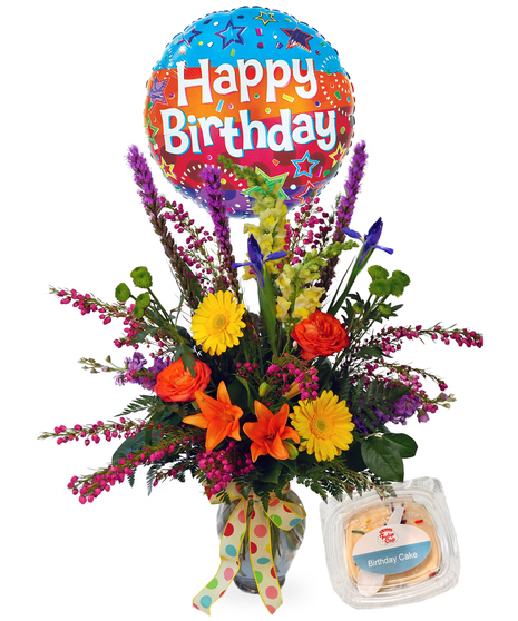 Happy Birthday Florist Designed Balloon Bouquet