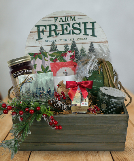 Winter Conservatory Gift Basket