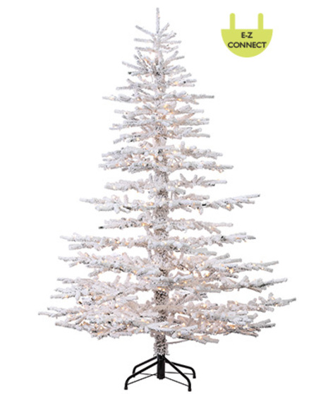 Flocked Garden - Artifical Christmas Tree