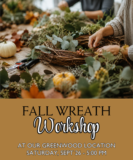 Fall Wreath Workshop - Saturday, September 26th