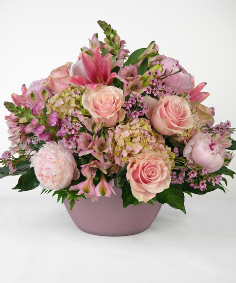 Mauve Peony Bowl