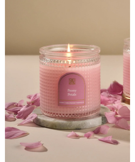 Peony Petals Candle