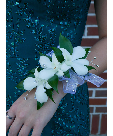 Petite Dendrobium Orchid Wrist Corsages