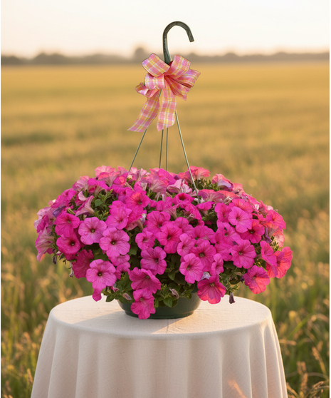 Wave Petunia Hanging Basket