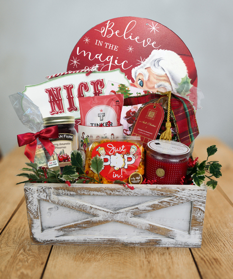 Santa Claus Gift Basket