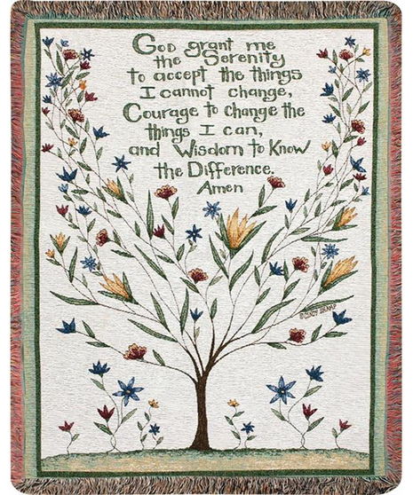 Inspirational Throw that says, 